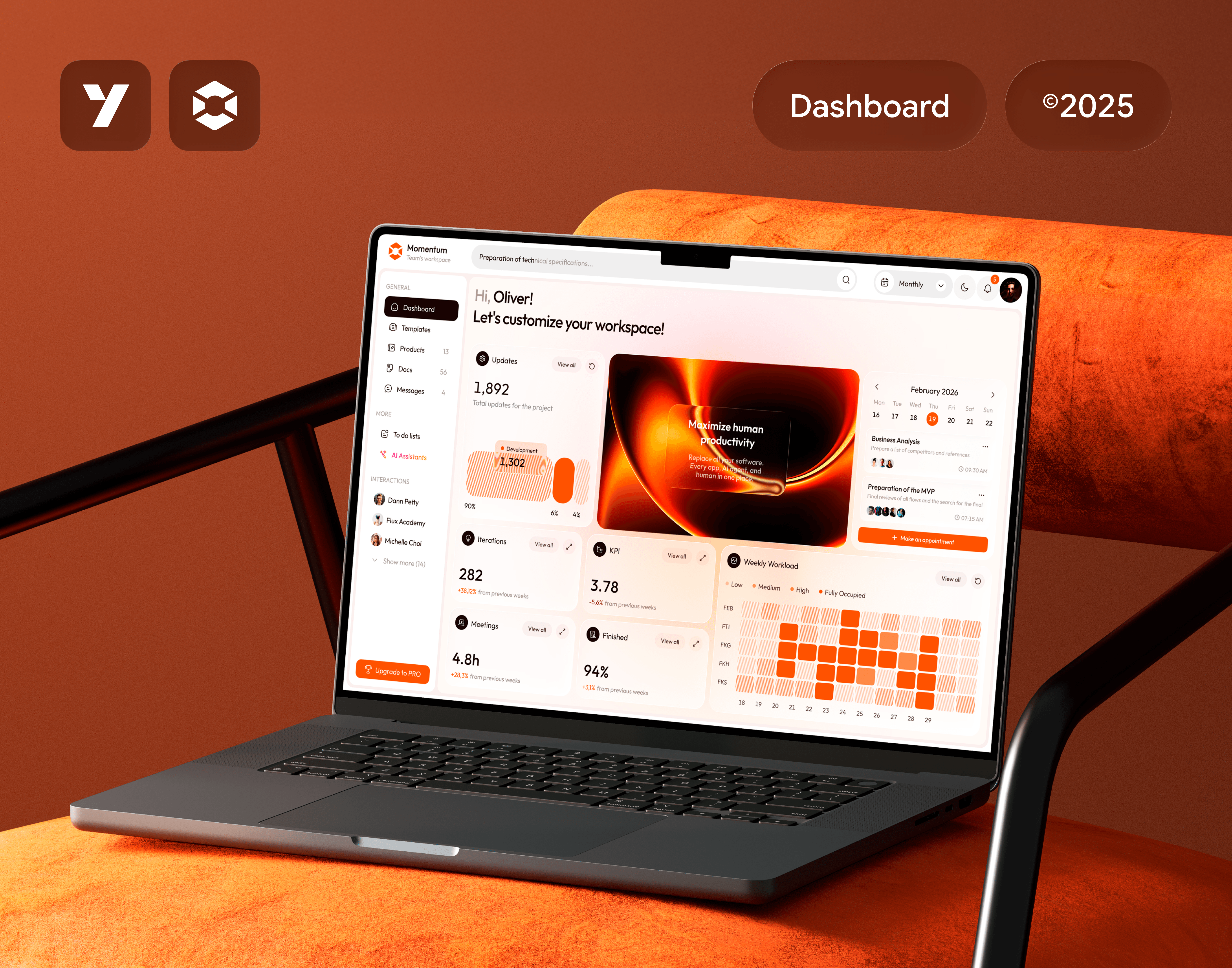 Interface color reference